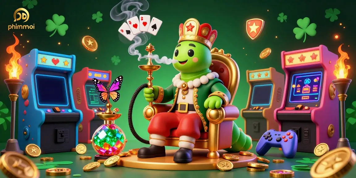 Experience thrilling casino action with phimmoi as cartoon characters interact with vibrant game elements.