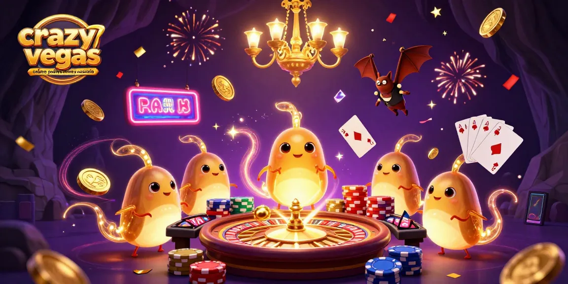 Experience excitement with crazyvegas online pokies real money australia through vibrant casino illustrations and shiny game elements.