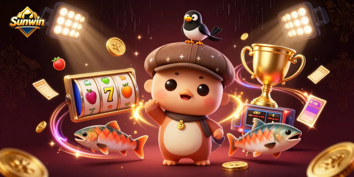 Sunwin offers exciting slots games featuring vibrant characters and dynamic casino elements.